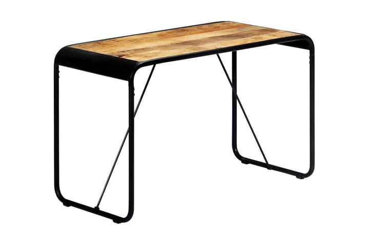 Ruokapöytä 118x60x76 cm täysi karkea mangopuu - Ruskea - Ruokapöydät & keittiön pöydät