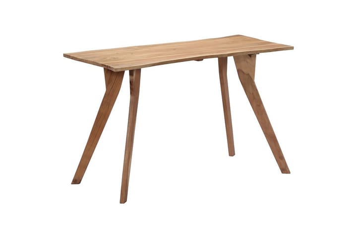 Ruokapöytä 120x58x76 cm täysi akaasiapuu - Ruskea - Ruokapöydät & keittiön pöydät