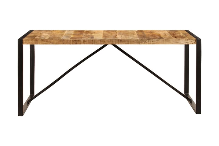 Ruokapöytä 180x90x75 cm mangopuu - Ruskea - Ruokapöydät & keittiön pöydät