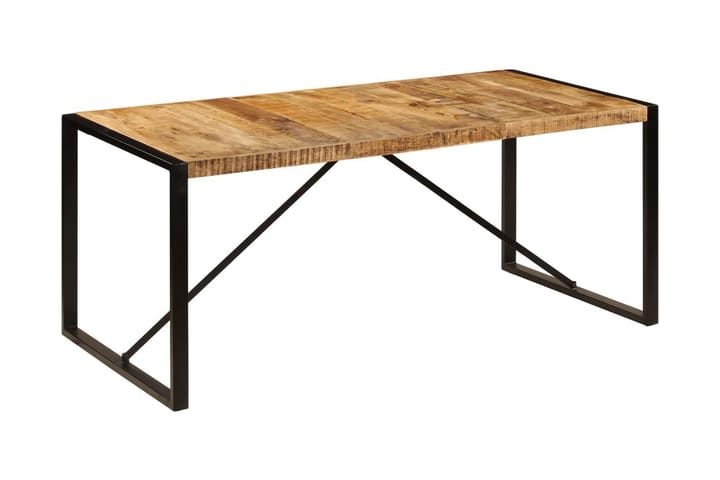 Ruokapöytä 180x90x75 cm mangopuu - Ruskea - Ruokapöydät & keittiön pöydät