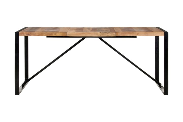 Ruokapöytä 180x90x75 cm täysi puu seesamviimeistelyllä - Ruskea - Ruokapöydät & keittiön pöyd�ät