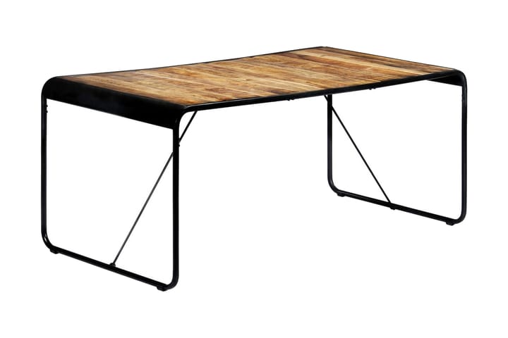 Ruokapöytä 180x90x76 cm täysi karkea mangopuu - Ruskea - Ruokapöydät & keittiön pöydät