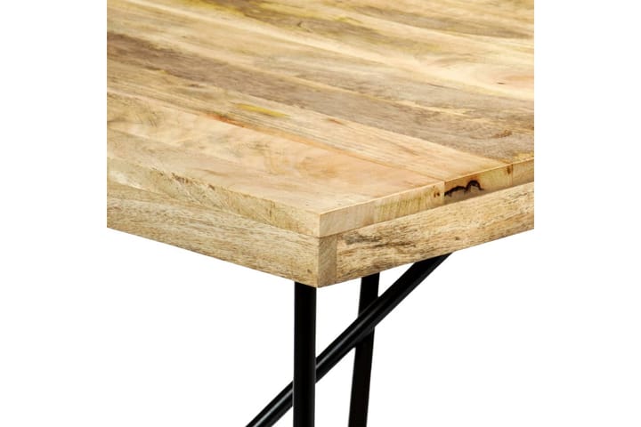 Ruokapöytä 180x90x76 cm täysi mangopuu - Ruskea - Ruokapöydät & keittiön pöydät