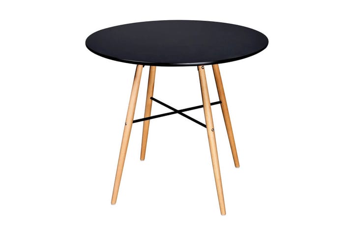 Ruokapöytä 80 cm Pyöreä - Musta - Ruokapöydät & keittiön pöydät