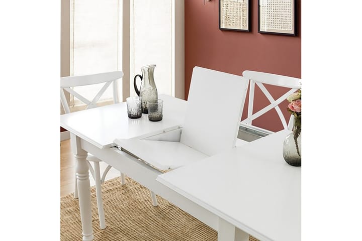 Ruokapöytä Albero 80 cm - Valkoinen - Ruokapöydät & keittiön pöydät