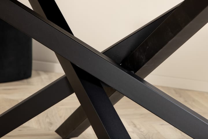 Ruokapöytä Arnulf 190 cm - Harmaa/Musta - Ruokapöydät & keittiön pöydät
