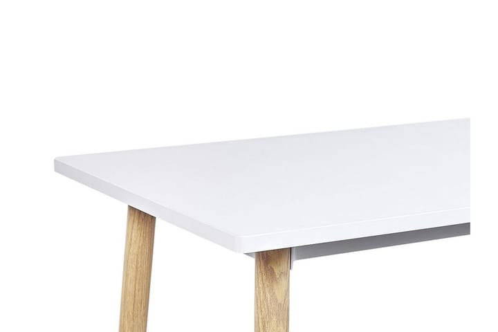 Ruokapöytä Baixo 90 cm - Valkoinen / vaalea puu - Ruokapöydät & keittiön pöydät