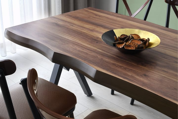 Ruokapöytä Cauha 140 cm - Pähkinä - Ruokapöydät & keittiön pöydät