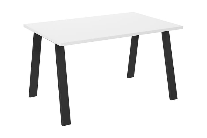 Ruokapöytä Cisy 138 cm - Valkoinen/Musta - Ruokapöydät & keittiön pöydät
