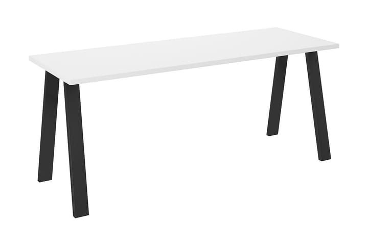 Ruokapöytä Cisy 185 cm - Valkoinen/Musta - Ruokapöydät & keittiön pöydät