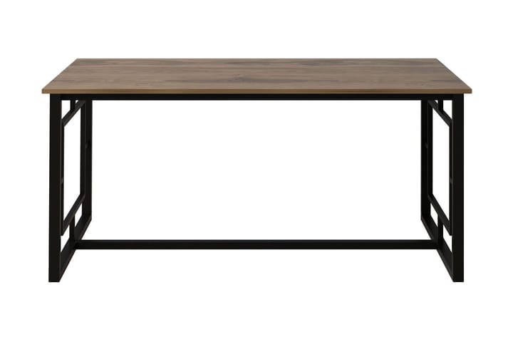 Ruokapöytä Dumö 160 cm - Ruskea/Musta - Ruokapöydät & keittiön pöydät