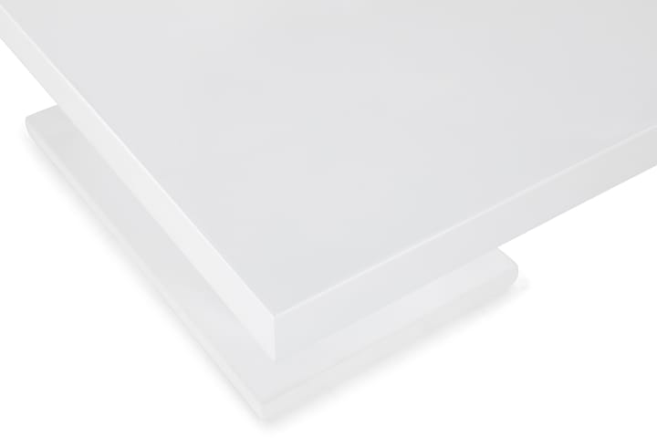 Ruokapöytä Griffith Jatkettava 160/200 cm - Valkoinen - Ruokapöydät & keittiön pöydät