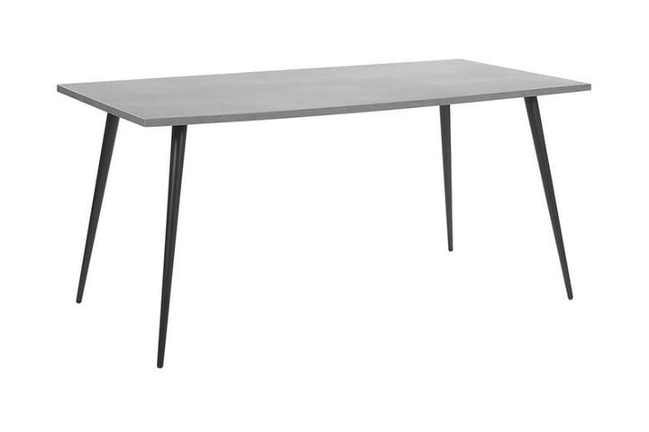 Ruokapöytä Lolenco 160 cm - Harmaa/Musta - Ruokapöydät & keittiön pöydät
