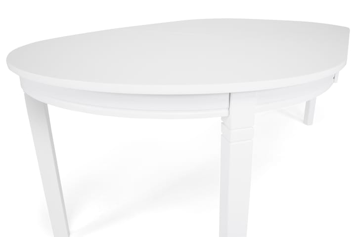 Ruokapöytä Lowisa 200 cm Ovaali - Valkoinen - Ruokapöydät & keittiön pöydät