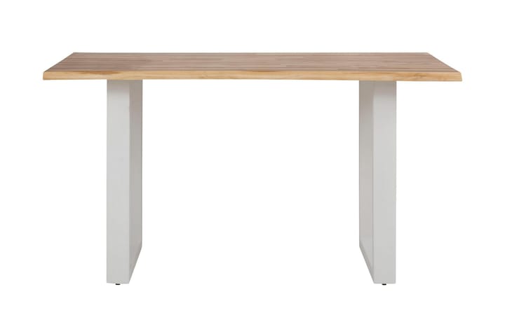 Ruokapöytä Meria 140 cm - Akaasia Ruskea/Valkoinen - Ruokapöydät & keittiön pöydät