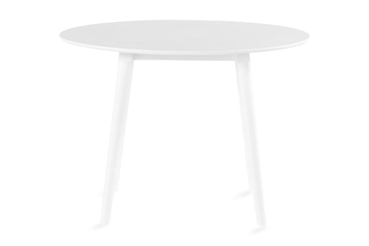 Ruokapöytä Mezdra 106 cm Pyöreä - Valkoinen - Ruokapöydät & keittiön pöydät