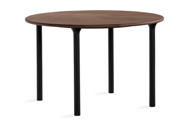 Ruokapöytä Neandir 120 cm Pyöreä - Pähkinä/Musta - Ruokapöydät & keittiön pöydät