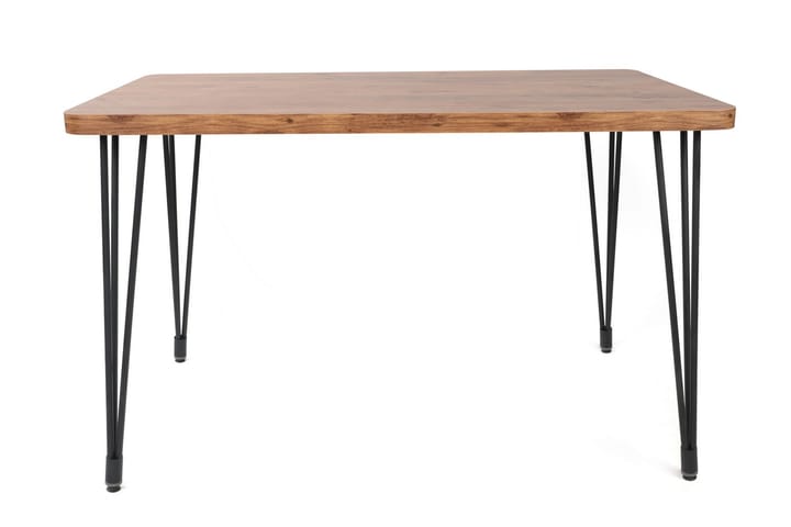 Ruokapöytä Ramila 120 cm - Pähkinä/Musta - Ruokapöydät & keittiön pöydät