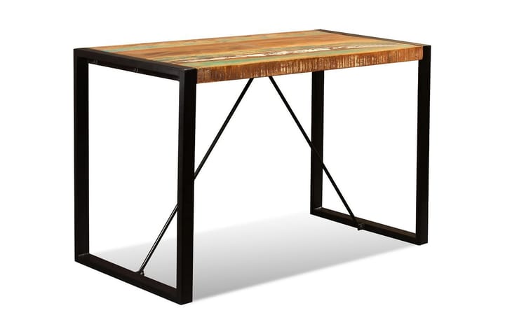 Ruokapöytä Täysi kierrätyspuu 120 cm - Ruskea - Ruokapöydät & keittiön pöydät
