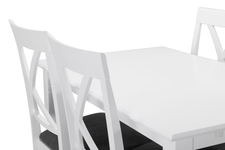 Ruokapöytä Twain Jatkettava 120 cm - Valkoinen - Ruokapöydät & keittiön pöydät