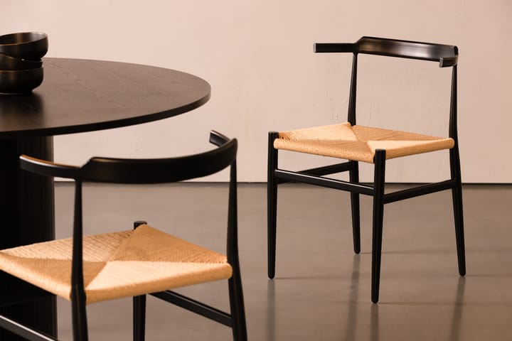 Ruokapöytä Uppveda 130 cm Pyöreä - Musta - Ruokapöydät & keittiön pöydät