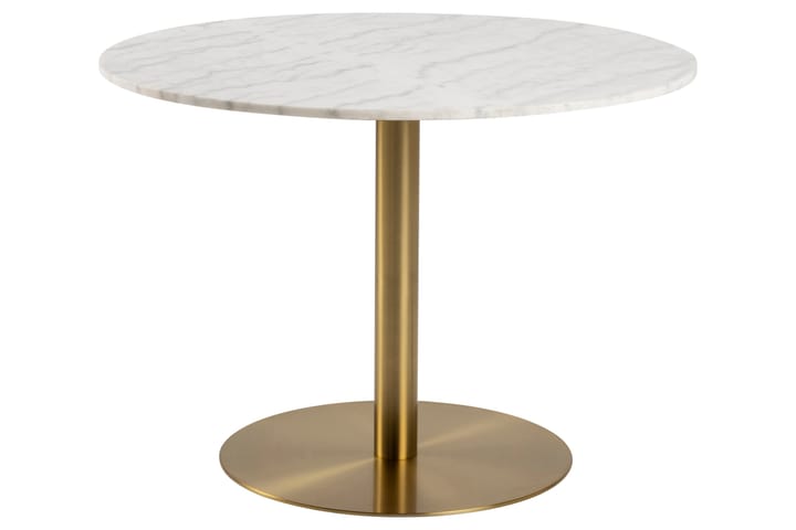 Ruokapöytä Brookmont 105 cm Pyöreä - Kulta - Ruokapöydät & keittiön pöydät
