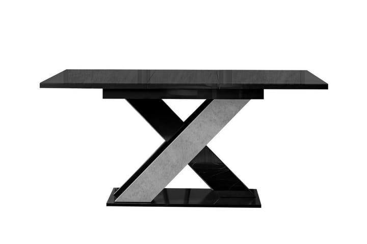 Ruokapöytä Denogal 90 cm - Musta korkeakiilto - Ruokapöydät & keittiön pöydät