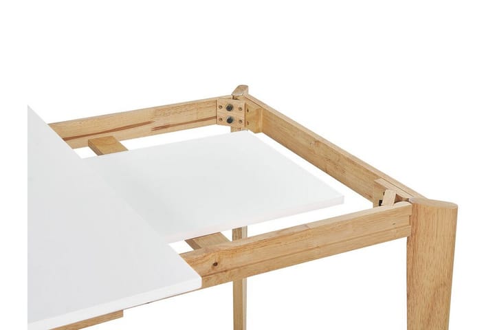 Ruokapöytä Godeset 180 cm Kokoontaitettava - Valkoinen/Vaalea - Ruokapöydät & keittiön pöydät - Kokoontaitettavat pöydät