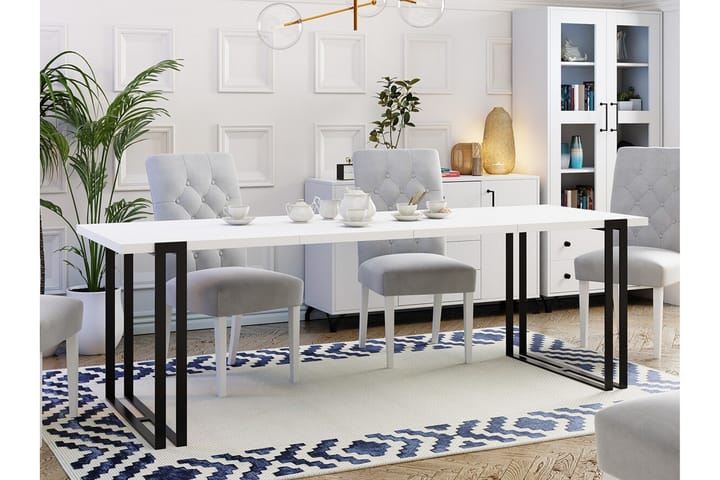 Ruokapöytä Kintore 80 cm - Valkoinen - Ruokapöydät & keittiön pöydät