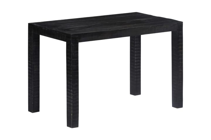 Ruokapöytä musta 118x60x76 cm mangopuu - Musta - Ruokapöydät & keittiön pöydät