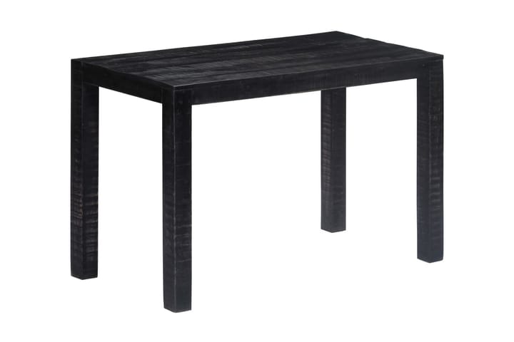 Ruokapöytä musta 118x60x76 cm mangopuu - Musta - Ruokapöydät & keittiön pöydät