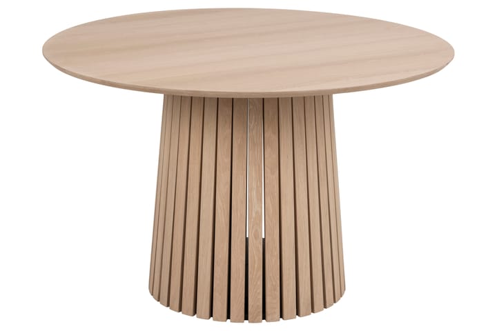 Ruokapöytä Saku 120 cm Pyöreä - Valkoinen - Ruokapöydät & keittiön pöydät