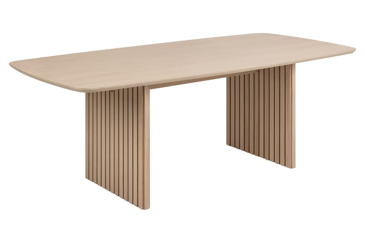 Ruokapöytä Saku 220x105 cm - Valkoinen - Ruokapöydät & keittiön pöydät