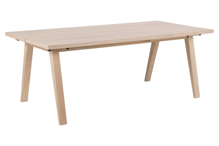 Ruokapöytä Simmadon 200x95 cm - Valkoinen - Ruokapöydät & keittiön pöydät