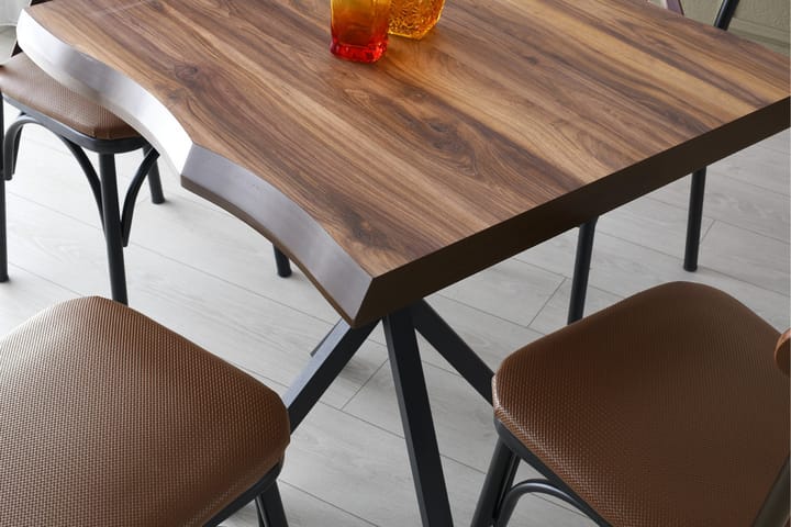 Ruokapöytä Paqus 80 cm - Pähkinä - Ruokapöydät & keittiön pöydät
