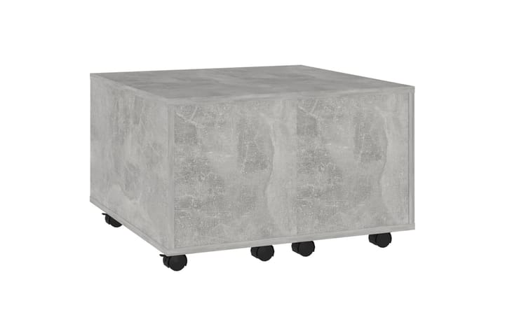 Sohvapöytä betoninharmaa 60x60x38 cm lastulevy - Sohvapöytä