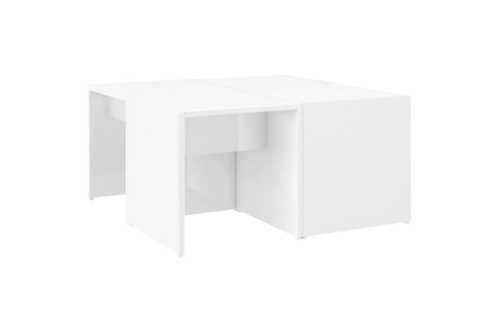 Sohvapöydät 4 kpl korkeakiilto 33x33x33 cm - Sohvapöytä