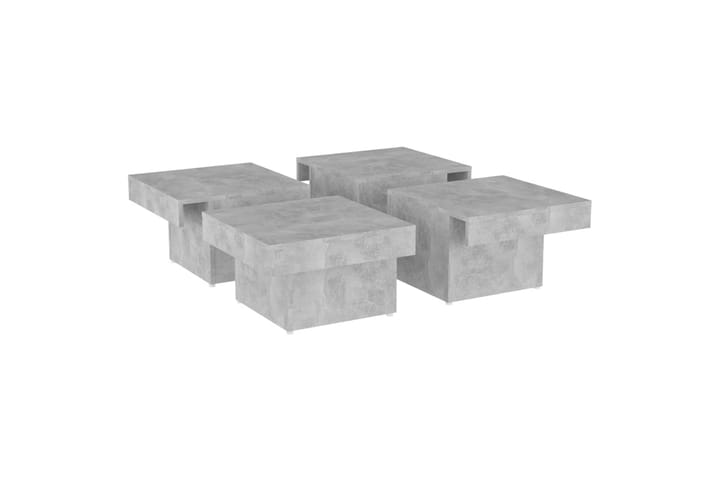 Sohvapöytä betoninharmaa 90x90x28 cm lastulevy - Sohvapöytä