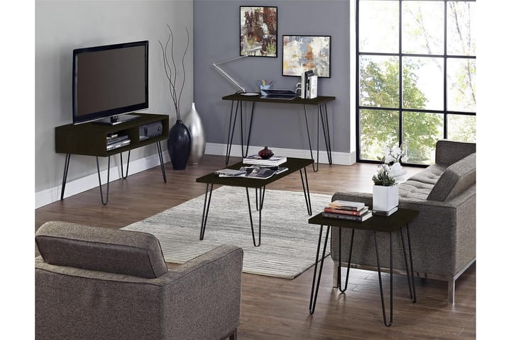 Sohvapöytä Owen 107 cm Espresso/Musta - Dorel Home - Sohvapöytä
