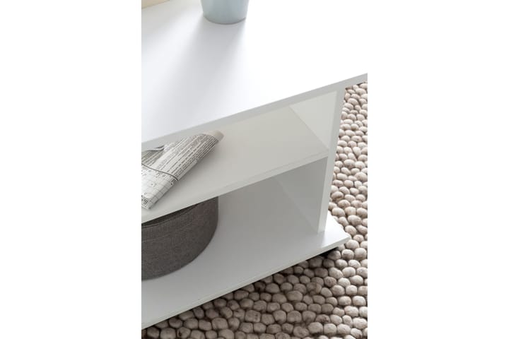Sohvapöytä Storace 95 cm - Valkoinen - Sohvapöytä