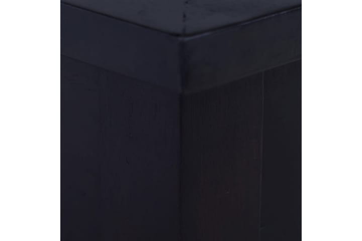 Sohvapöytä vaalea musta kahvi 100x50x30 cm täysi mahonki - Musta - Sohvapöytä
