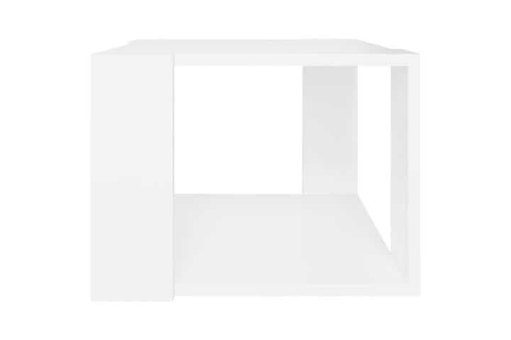 Sohvapöytä valkoinen 40x40x30 cm lastulevy - Sohvapöytä