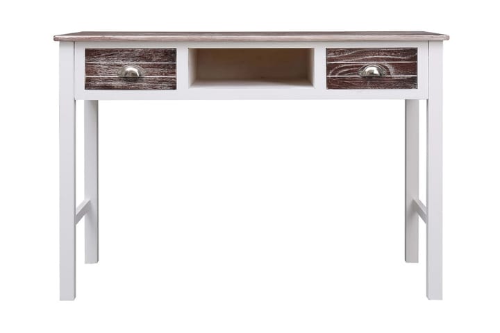 Kirjoituspöytä ruskea 110x45x76 cm puinen - Ruskea - Kirjoituspöytä - Tietokonepöytä