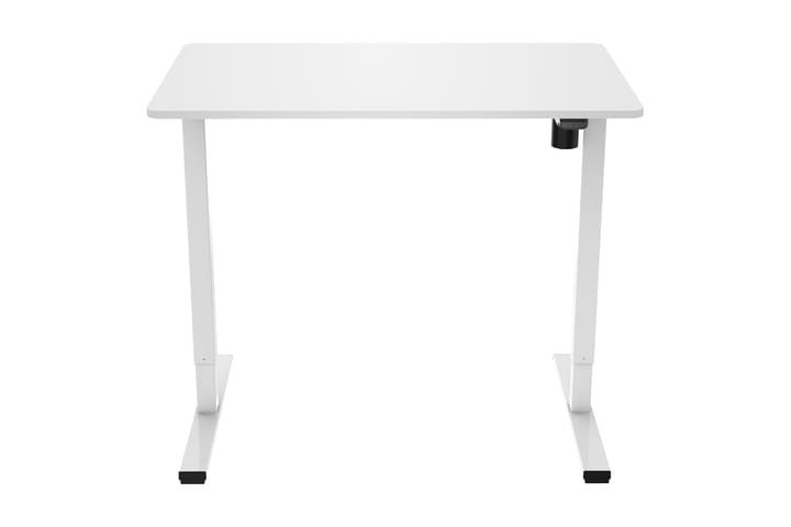 Kirjoituspöytä Shabus 100x60 cm Korkeussäädettävä - Valkoinen - Tietokonepöyt�ä
 - Sähköpöytä & säädettävä työpöytä - Kirjoituspöytä