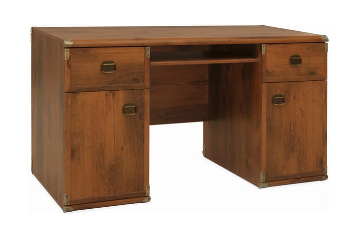 Kirjoituspöytä Portage 140 cm - Ruskea/Puu/Luonnonväri - Tietokonepöytä
 - Kirjoituspöytä