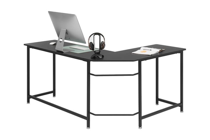 Kulmakirjoituspöytä Trearie 168 cm - Musta - Kulmakirjoituspöytä