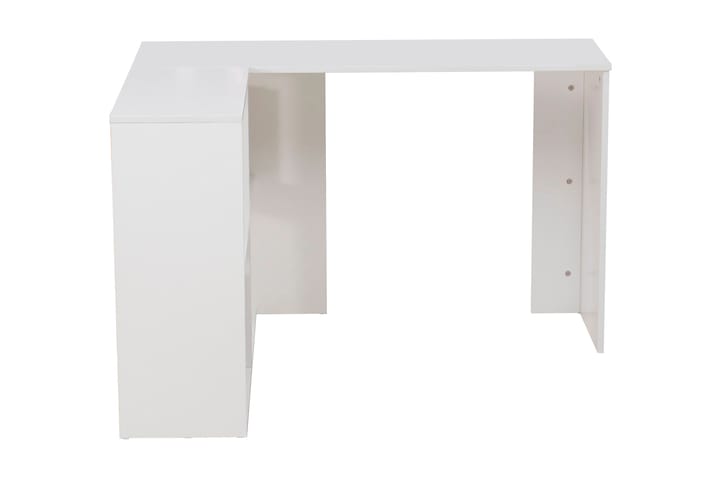 Kulmakirjoituspöytä Valvoline 119 cm - Musta/Valkoinen - Kulmakirjoituspöytä