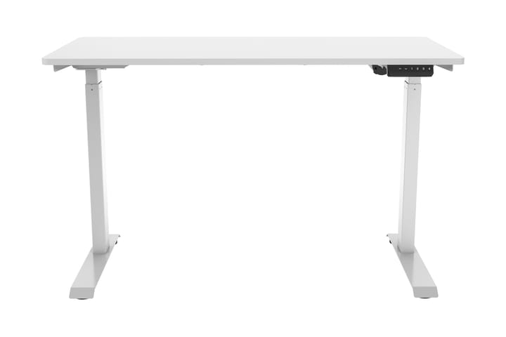 Kirjoituspöytä Shabus 120 cm Korkeussäädettävä - Valkoinen - Kirjoituspöytä - Tietokonepöytä