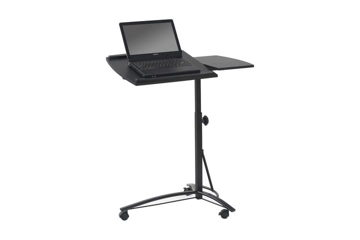 Tietokonepöytä Exmouth 73 cm - Musta - Tietokonepöytä
 - Sähköpöytä & säädettävä työpöytä - Kirjoituspöytä