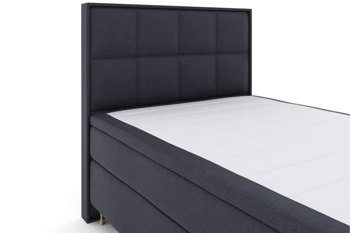 Sänkypaketti Choice No 5 140x200 Kova/Medium Lateksi - Sininen/Kulta Jalat - Jenkkisängyt - Sänkypaketti